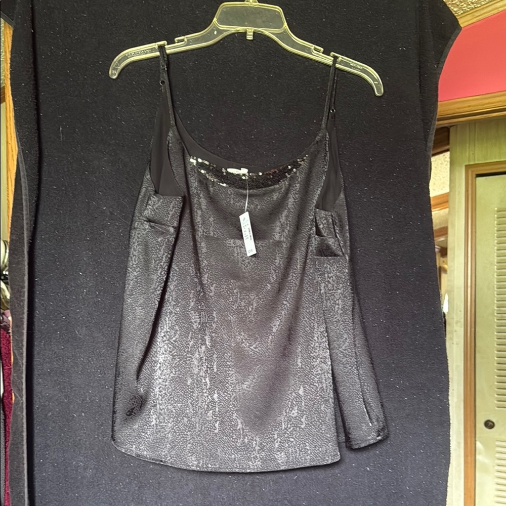 Maurices Elegant Black Camisole Top